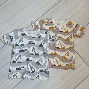 Winter water factory construction t-shirts size 4T
